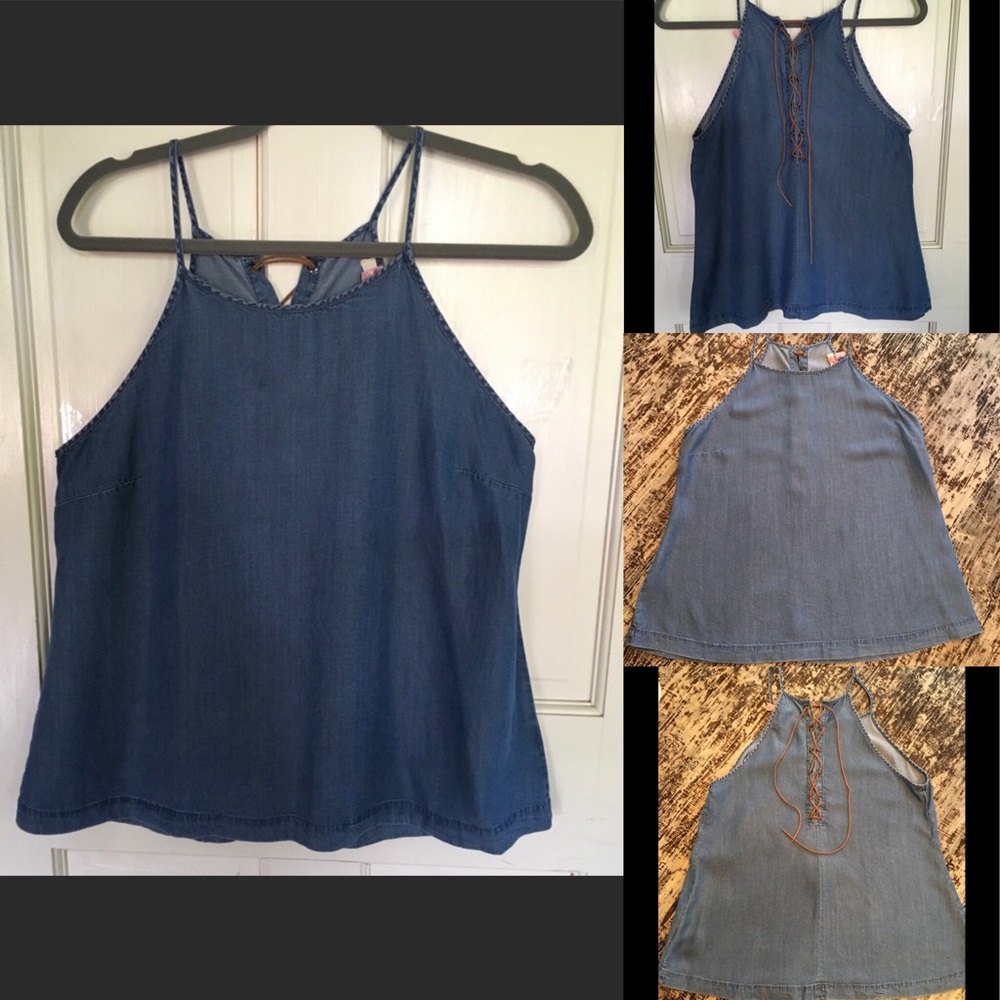 🌻 2/$16, 3/$22 Altar’d States Chambray Top